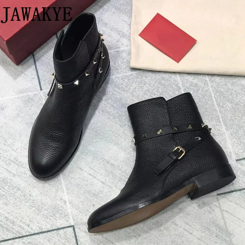 

Женские ботинки челси из натуральной кожи, черные короткие ботинки на плоской подошве в стиле ретро, уличная мода, зимняя обувь, 2024