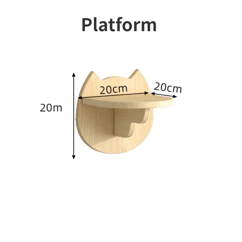 Деревянная стена набор для скалолазания кошек Башня тренировочные