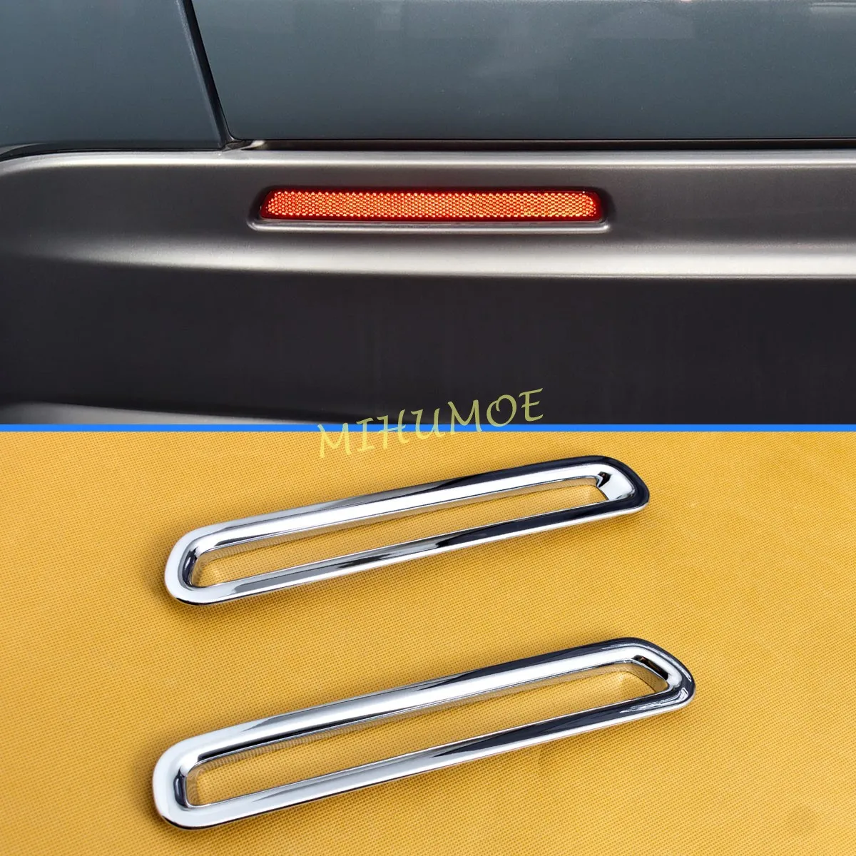 

Для Honda ZRV ZR-V 2023 2024 аксессуары хромированный задний противотуманный фонарь задний бампер светильник 2 шт.