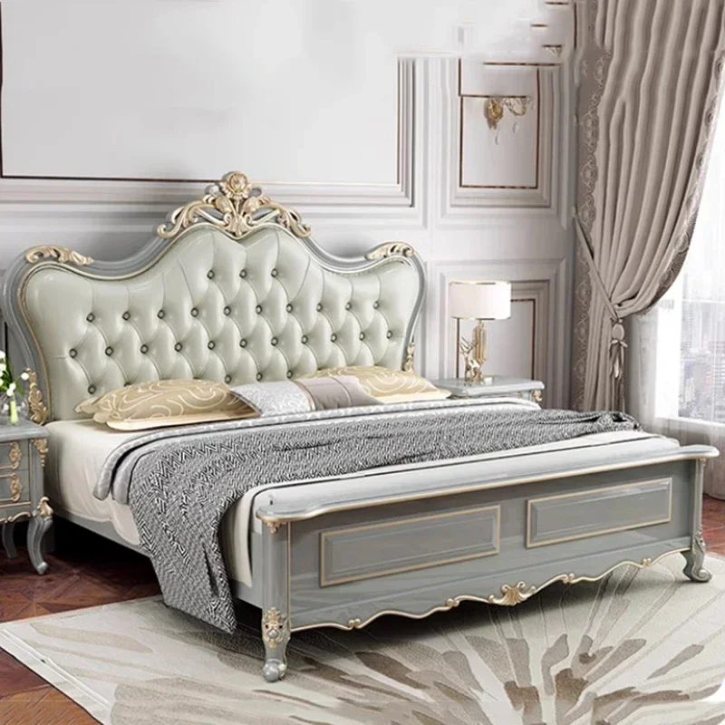 Винтажная современная кровать многофункциональная скандинавская уникальная