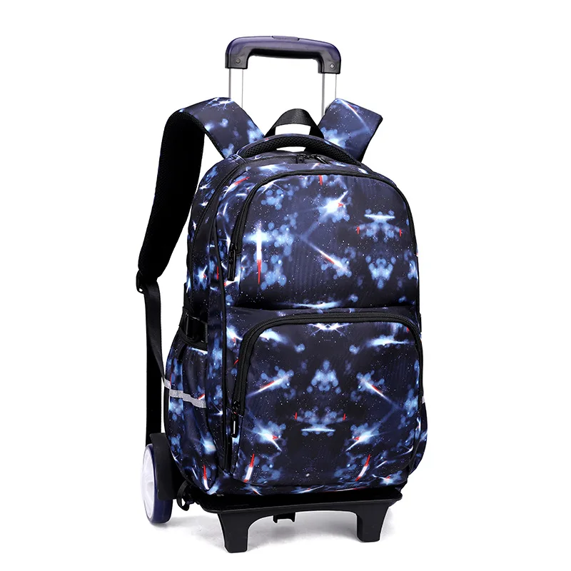 Trolley school backpack waterproof Children School Bags Boys Kids Trolley Backpacks Wheel Luggage bags Mochila Escolar Schoolbag