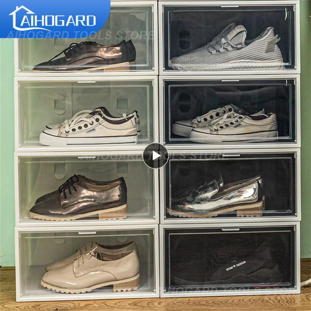 

Sneaker Box Folding Transparent Boxes For Shoes Shoe Box Transparent Shelf For Bedroom Shoe Dryer Egg Holder Home Organizer