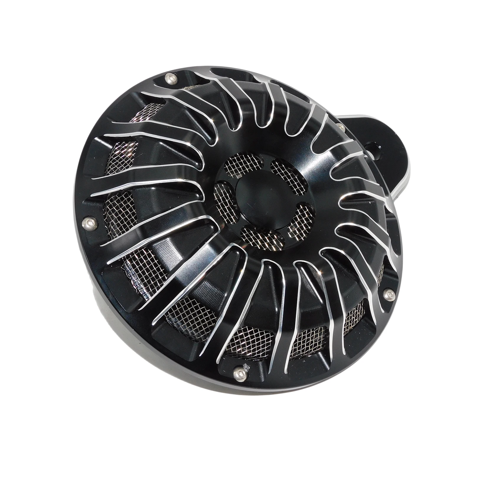 Чехол для мотоциклетного гудка черный/Хромированный динамик гудок в сборе Harley