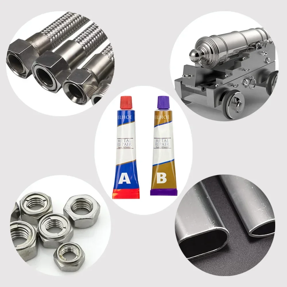 Высокотемпературный клей для ремонта металла суперклей железная сталь