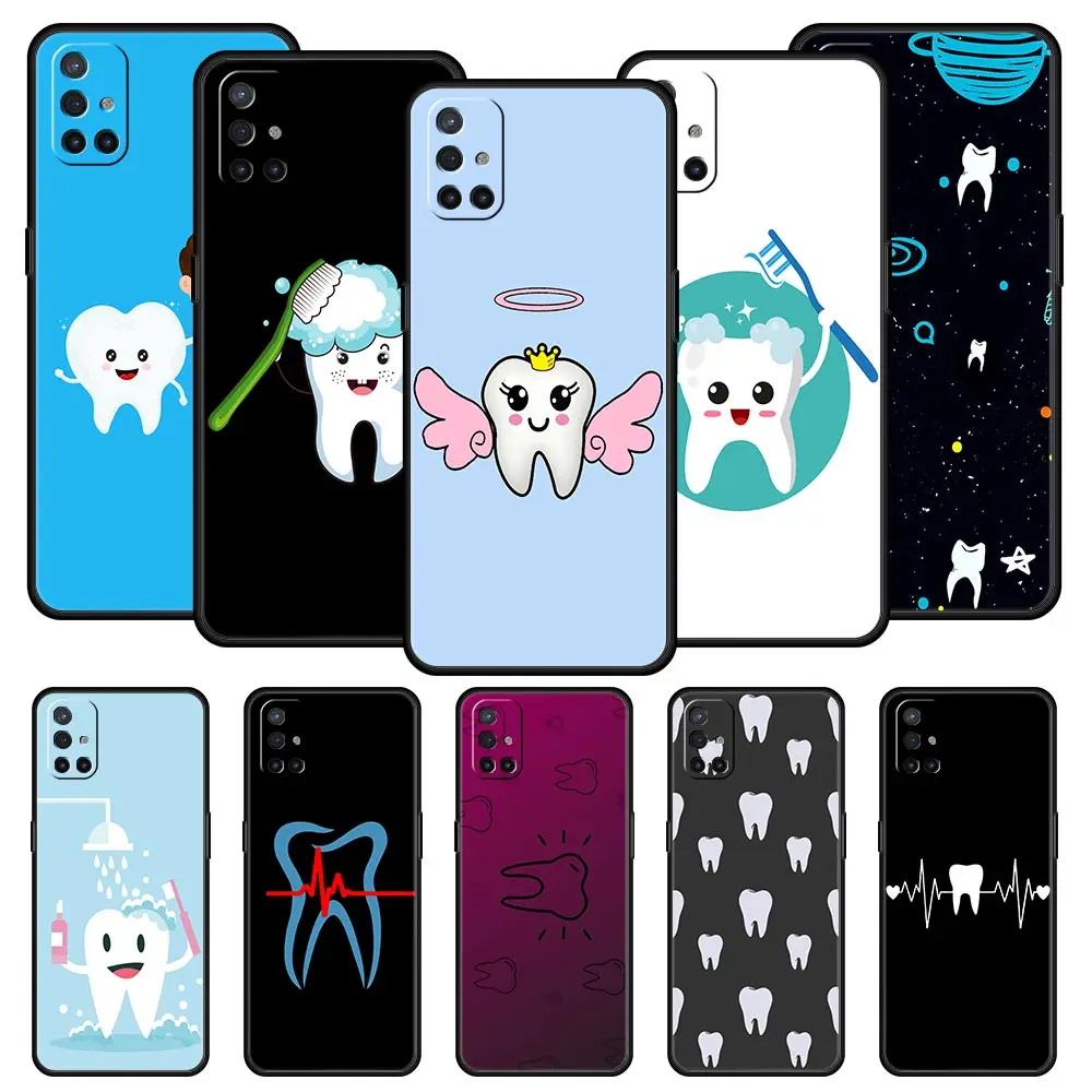 

Dentist Teeth Tooth Cover For OnePlus 9 Pro 9T 9R 9RT 8T 8 7 6T 7T Z 5G Shell OnePlus Nord 2 CE N200 N10 5G N100 Soft Phone Case