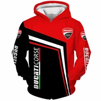 2022 new mens ducati car logo hoodie 3d digital printed casual sweatshirt men women harajuku pullover motorcycle racing suits