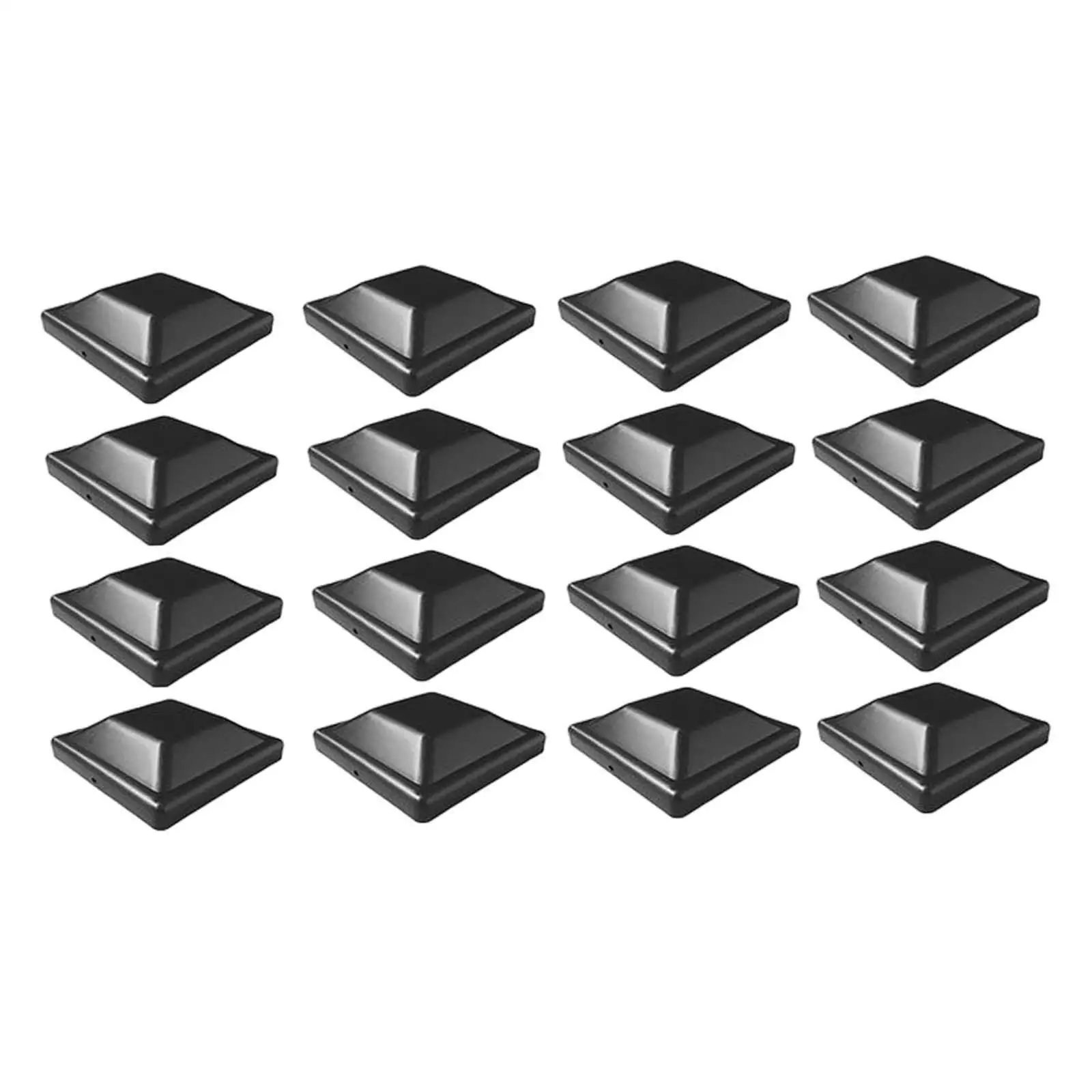 

4 x 4 Fence Post Caps Cap 16 Piece Easy Installatio Anti Slip for Wood Fence