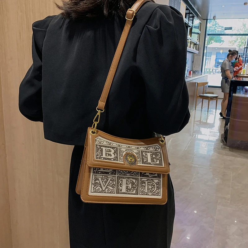 Fashion Shoulder Tote Bags For Women 2023 New Trend Luxury Designer Sling Crossbody Bags Female Pu Leather Handbags High Quality