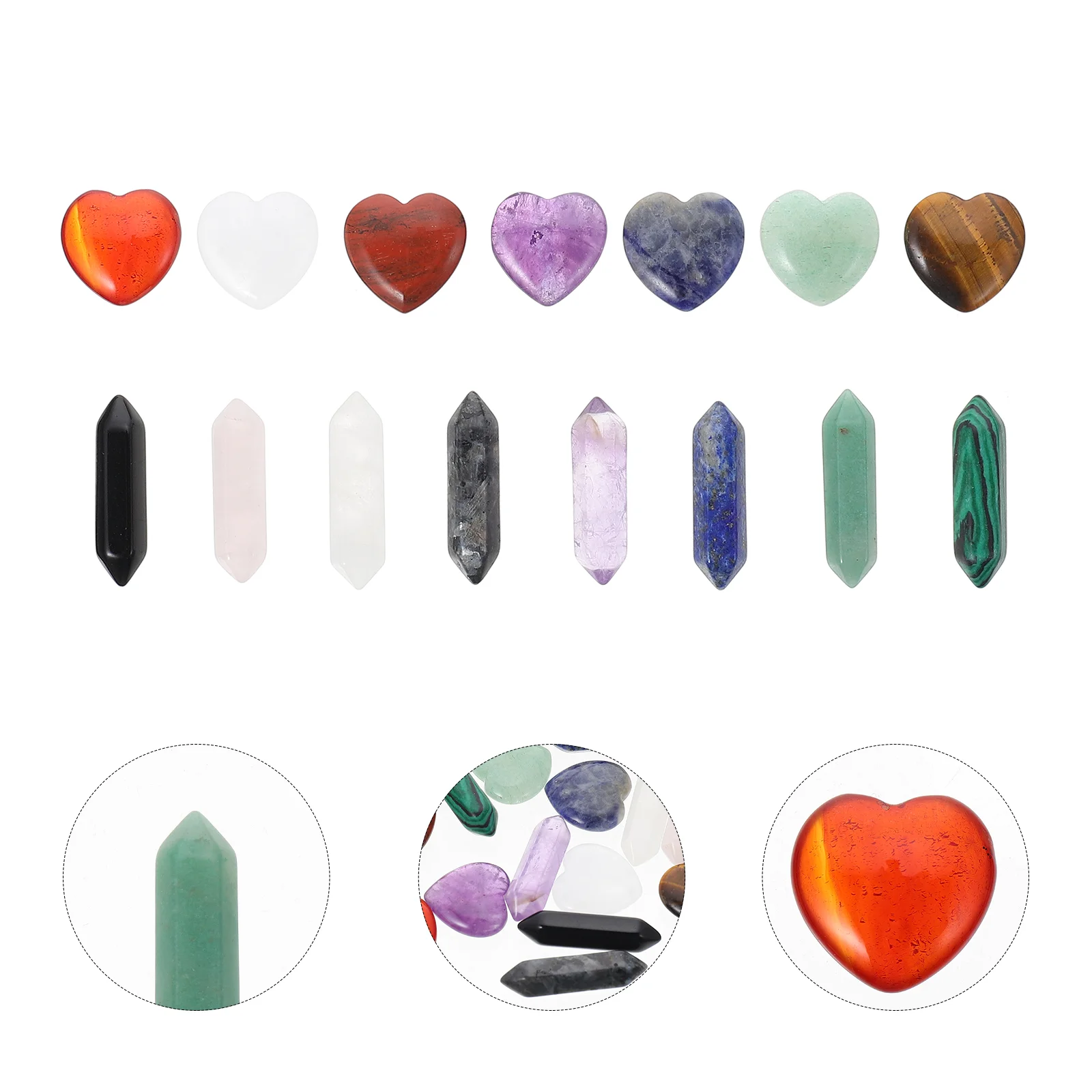

Crystals Crystal Stoneschakragemstone Heart Hexagonal Gemstonesenergy Shaped Pendant Charm Meditation Rose Stone Worry Feng