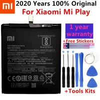 100 original xiao mi original replacement battery bn39 for xiaomi mi play authentic battery 3000mah mobile phone batteries