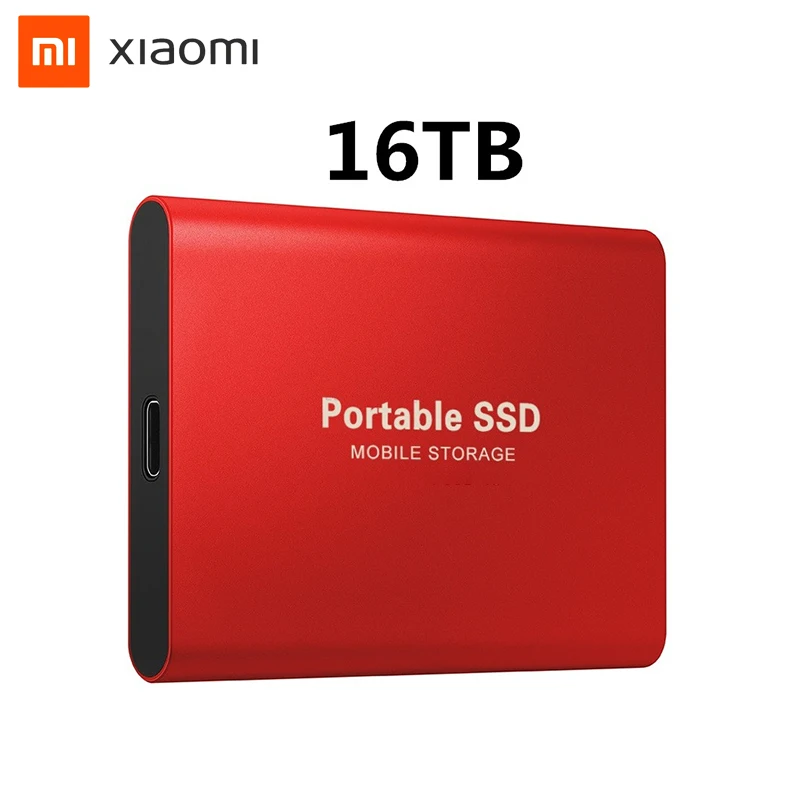 Портативный высокоскоростной твердотельный накопитель Xiaomi 4 ТБ 8 16 SSD мобильные