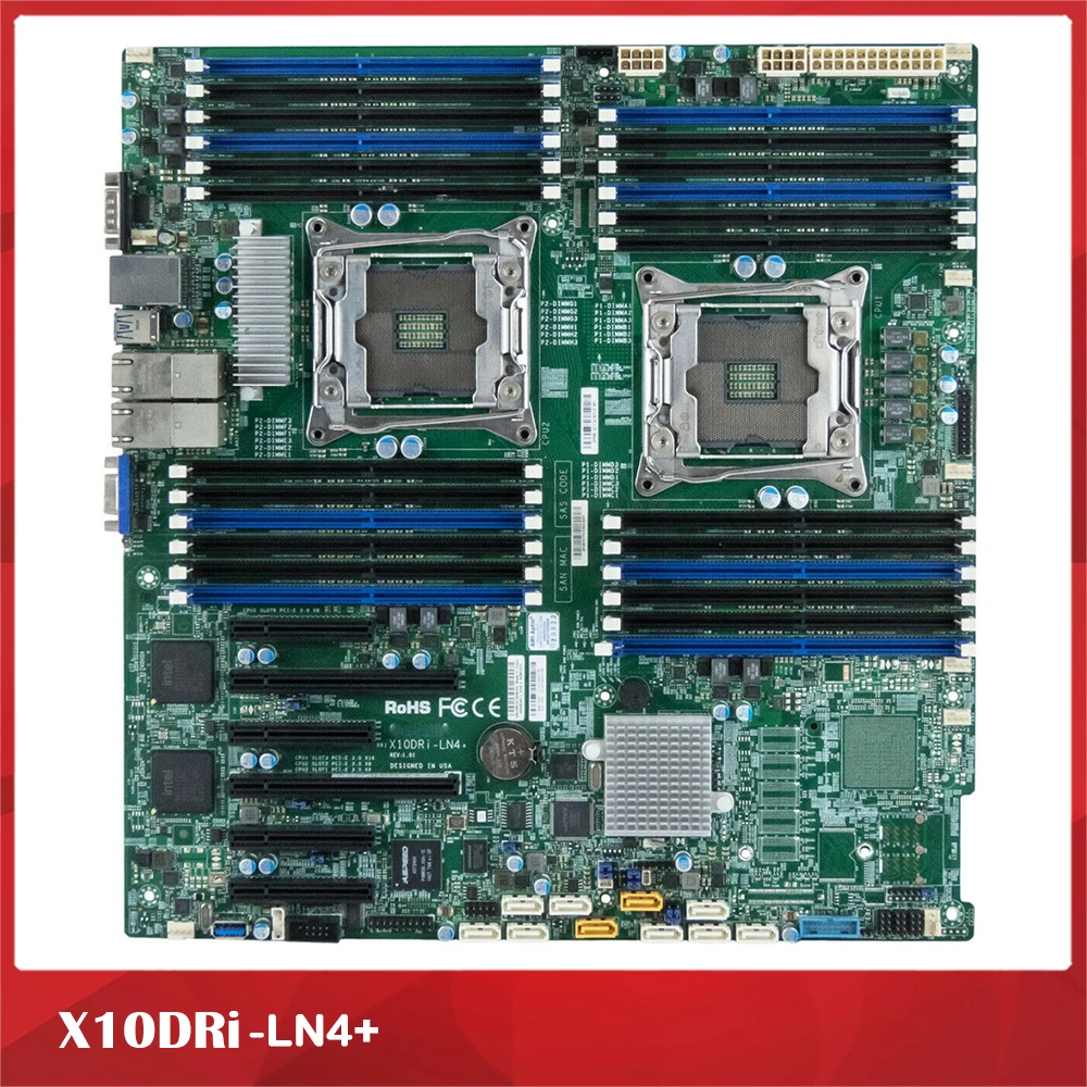 

Материнская плата для супермикро рабочей станции X10DRi-LN4 + LGA2011 C612