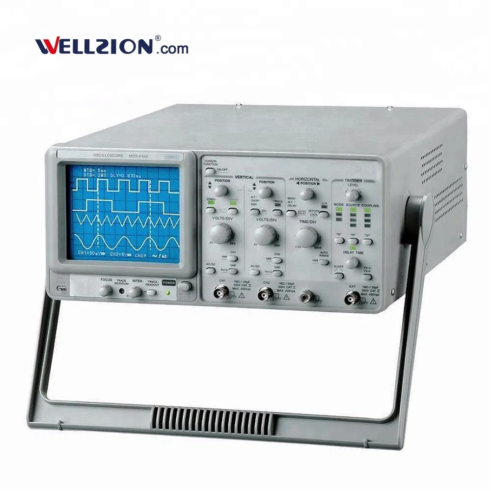 

MOS-6103, 100MHz Analog Oscilloscope