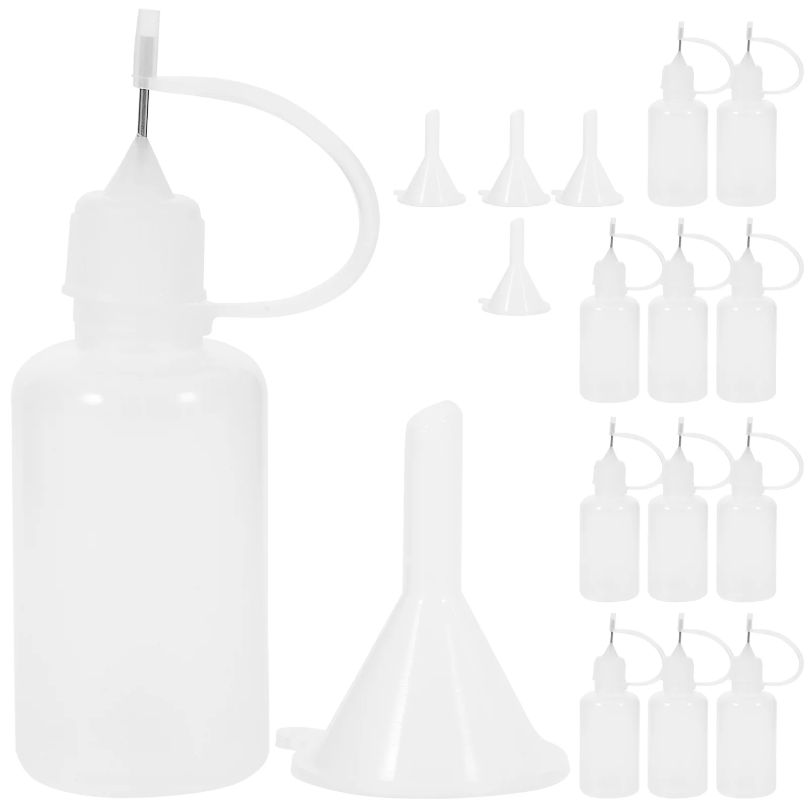 

1 Set Glue Bottles Precision Tip Applicator Bottles Engine Oil Containers(30ml)