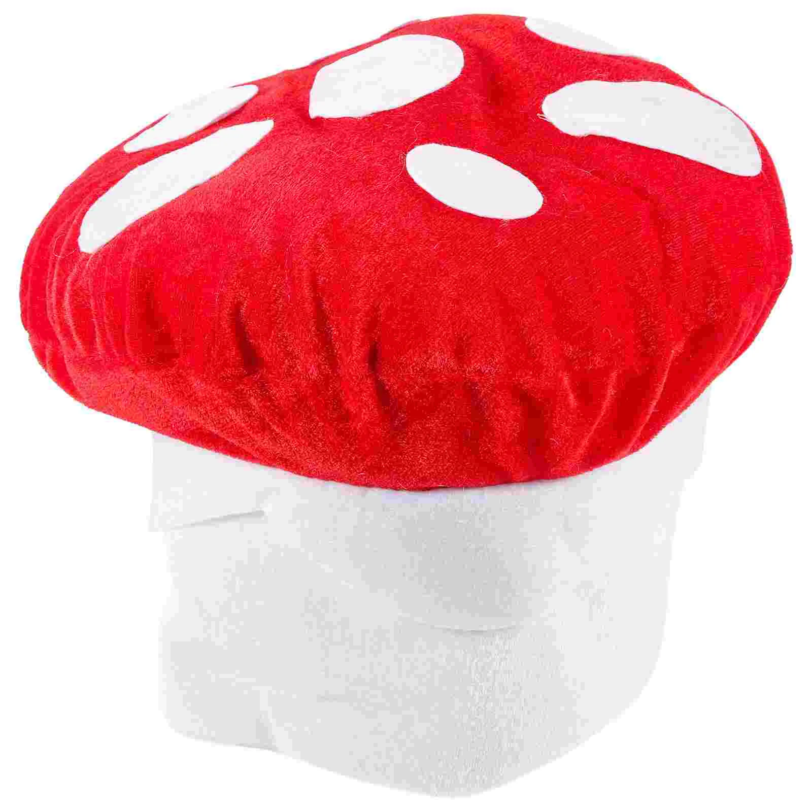 

Mushroom Hat Cosplay Costume Festival Headwear Vintage Hats Toy Shape Fabric Party Favor Selfie Child Bonnet Kids