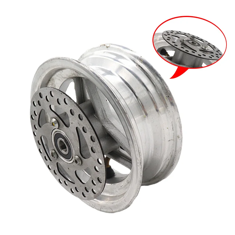 

6 Inch Aluminum Wheel Disc brake Hub 10x6.00-6 Tire Front Wheel Hub for Harley Little Citycoco Electric Scooter