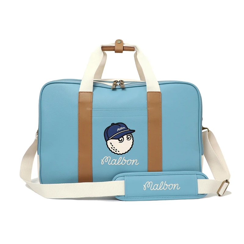 2023MALBON GOLF New Portable Men Women Clothing Boston Bag Sports Gym Handbag Fashion Waterproof Lightweight Outdoor Duffel Bags
