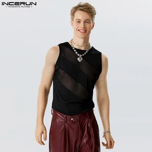 Image for INCERUN Sexy Loungewear Bodysuits New Men See-thro 