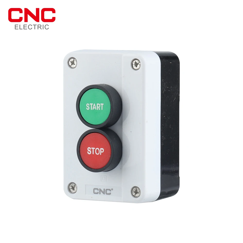 CNC Start Stop Self Sealing Waterproof Button Switch Emergency Industrial Handhold Control Box With Arrow Symbol |