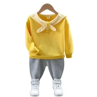 new spring autumn baby girls clothes suit children fashion cotton t shirt pants 2pcssets toddler casual costume kids tracksuits