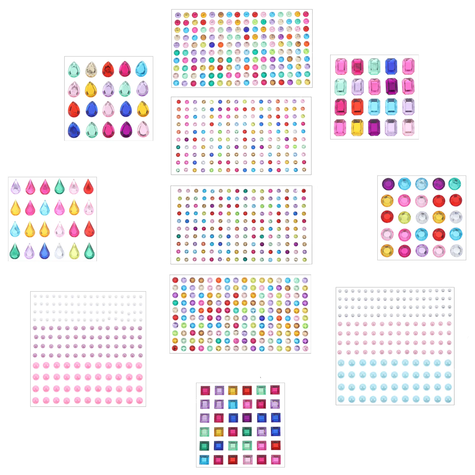 

Наклейки драгоценности, бриллиантовый кристалл, самоклеящаяся драгоценность, украшение для макияжа, наклейка, Декор, фестиваль, взрослые