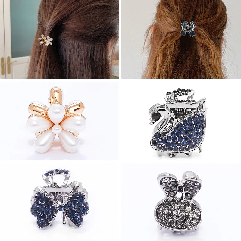 Заколка для волос Сетка Красная заколка Маленький размер Женщины Южная Корея