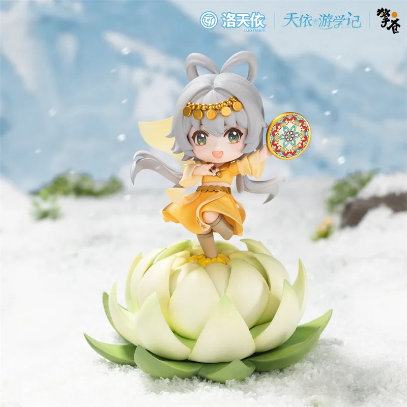 Qingcang подлинная фигурка Luo Tianyi Snow Dance Tianyin·Xinjiang Q версия модель виртуального идола