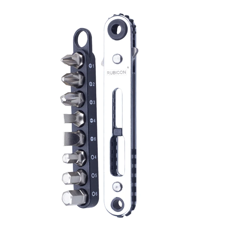 Японский Rubicon трещотка отвертка стандарта/B Phillips плоская головка набор из 9