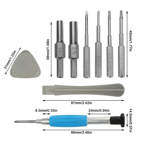 Набор отверток для игровой консоли NGC /Switch /PSP / GBA /3DS, 1 комплект