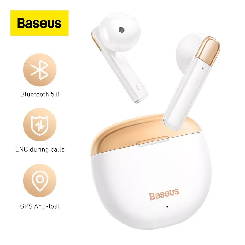 

Baseus AirNora TWS Wireless Earphone Bluetooth 5.0 Headphones Anti-lost GPS Earbud IPX4 Waterproof Touch Control Stereo Headset