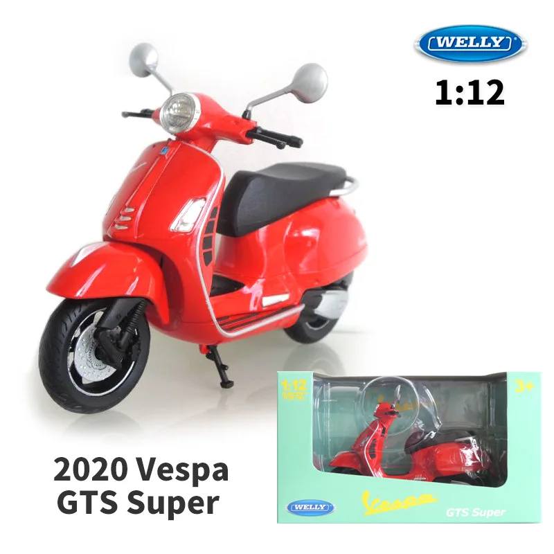 

Супермоторный двигатель Welly 1:12 2020 Vespa GTS