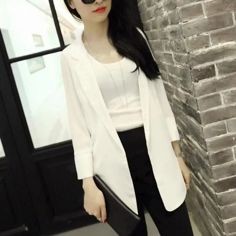 

Женские однотонные с длинным рукавом, с отворотом, средней длины