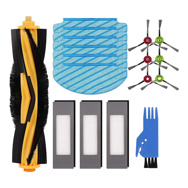 

Сменная основная и боковая щетки, HEPA-Фильтры Для Ecovacs T8 T8AIVI T8MAX аксессуары для робота-пылесоса