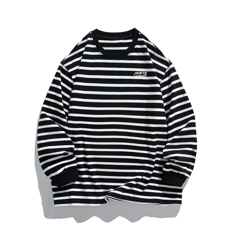 Осень 2024 новинка полосатая хлопковая рубашка Ei Zhenvis с длинными рукавами