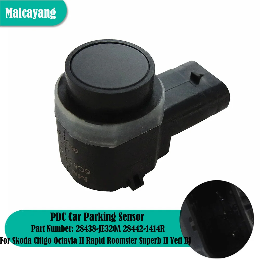 Автозапчасти 28438-JE320A 28442-1414R, датчик парковки PDC для Skoda Citigo Octavia II Rapid Roomster Superb II Yeti Bj