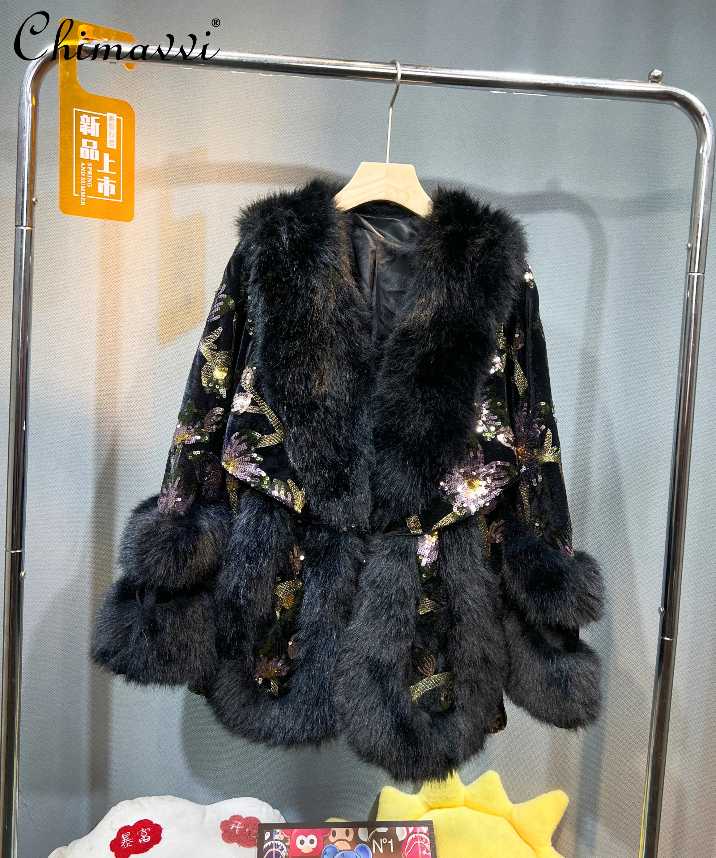 Высококачественная куртка с блестками для тяжелой промышленности зимняя одежда