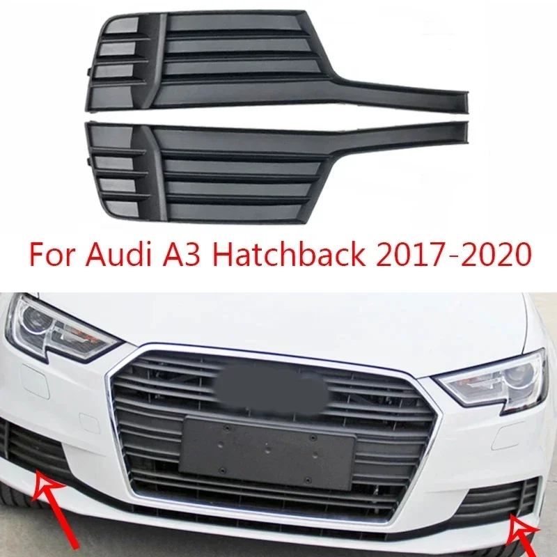 Подходит для Audi A3 2017-2020 решетка противотуманной фары левый и правый передний