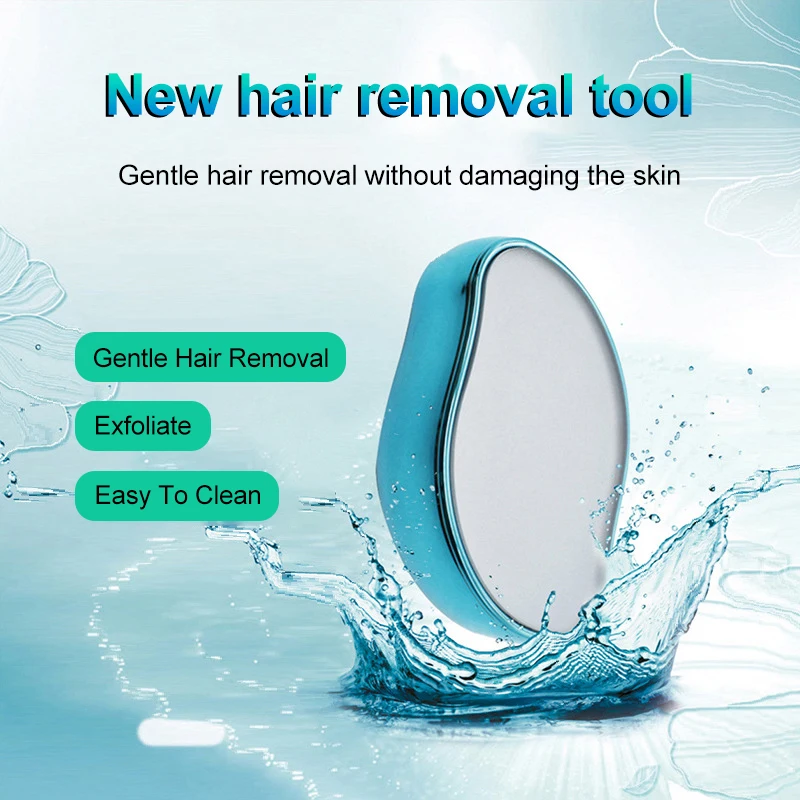 

20Pcs Crystal Hair Removal Glass Epilator Magic Eraser Physical Painless Clean Reusable Body Beauty Depilation Makeup Epilators