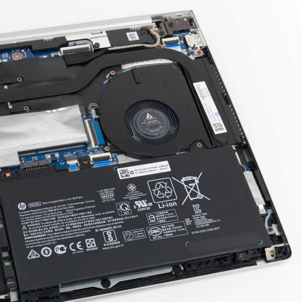 Фото Вентилятор охлаждения процессора (кулер) для ноутбуков HP ProBook 440 G6, 445 G6, G7, HSN-Q15C, HSN-Q17C, ZHAN 66 Pro 14 G2, G3, L48270-001 №5
