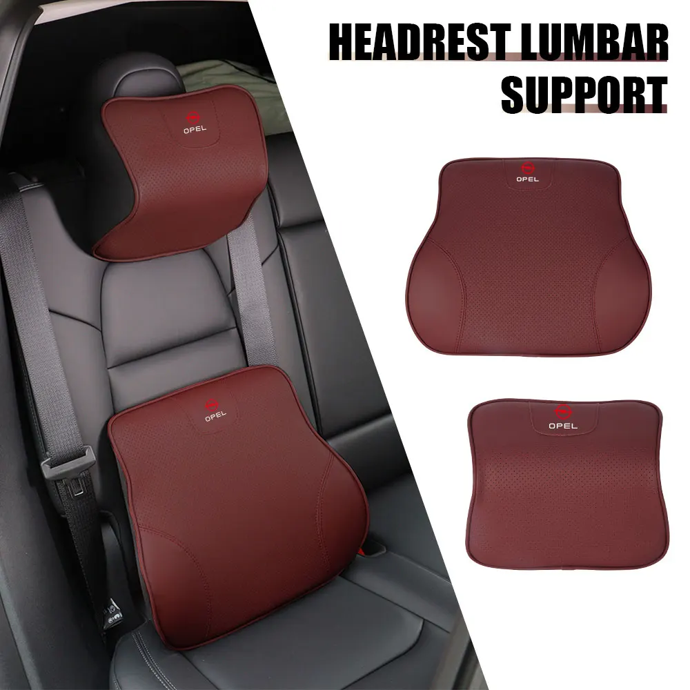 

Car Headrest Neck Pillow Support Rest Protector Waist Cushion For Opel Astra K H G J Insignia Corsa D Zafira Mokka Vectra C Opc