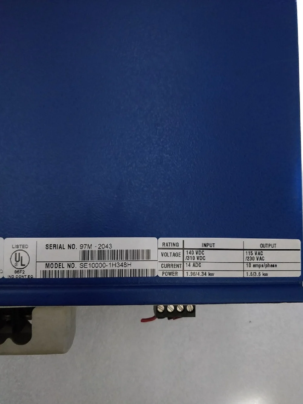 KOLLMORGEN SE10000-1H348H Servo Drive