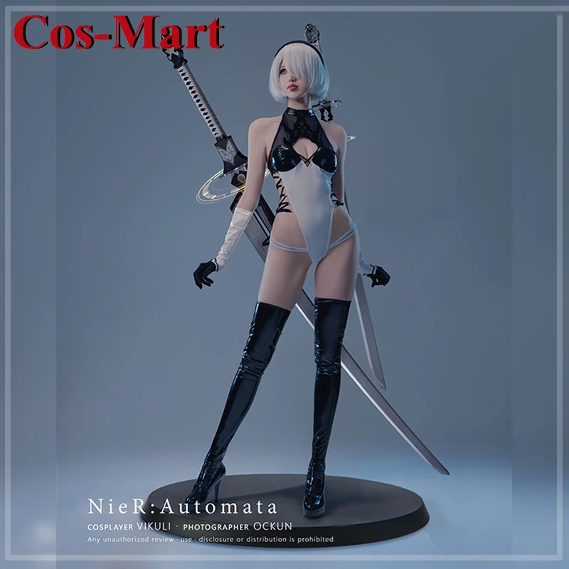 Костюм для косплея Cos-Mart Game NieR : Automata 2B милые комбинезоны из искусственной кожи
