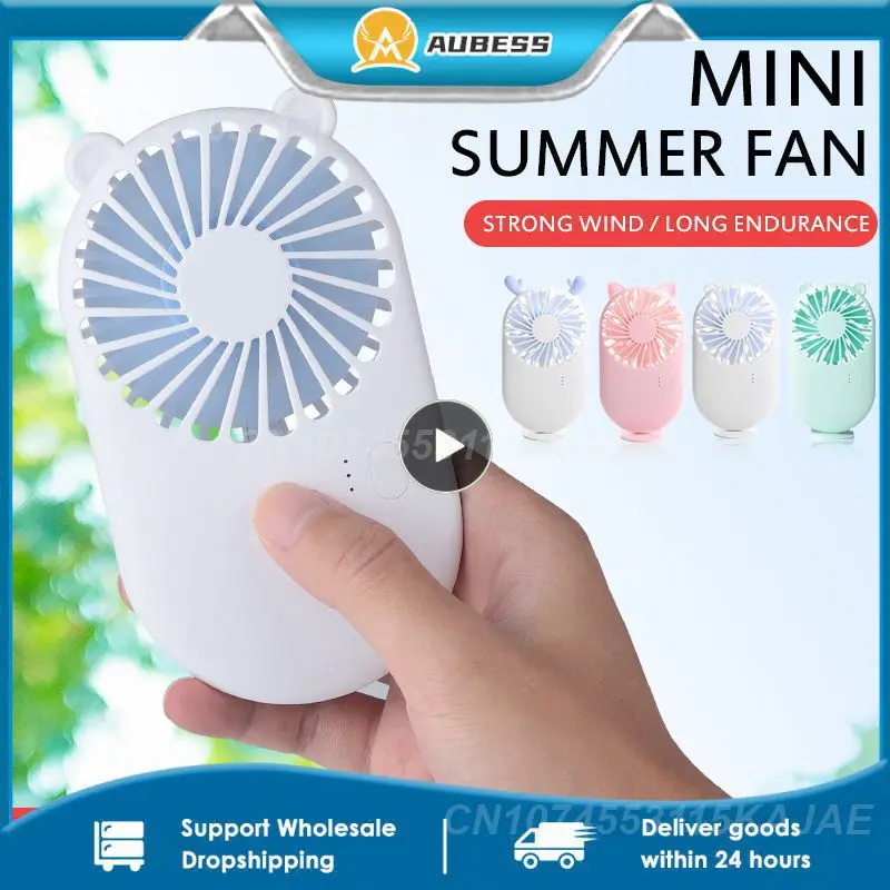 

1~5PCS Handheld Fan Portable Pocket Fan Desk Outdoor Travel Silent Fan Air Cooler