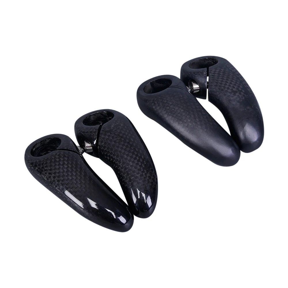 

Glossy Matte 3K Carbon Fiber Bike Mountain Bicycle Small Auxiliary Handlebar Bar End MTB Cycling Bars Parts