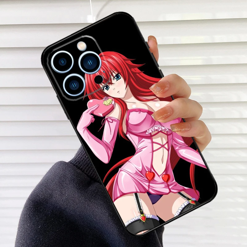 Мягкий силиконовый чехол Rias Gremory для iPhone 11 12 Pro Max XR XS X 7 8 Plus 13 |
