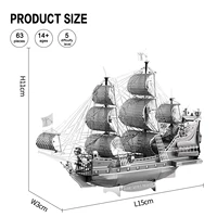 Металлический 3D-Пазл «Королева Анна»#4