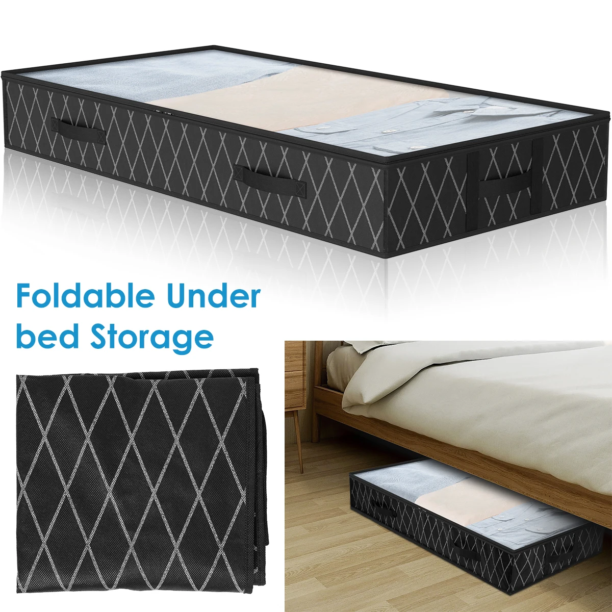 

Сумка-Органайзер для одежды, с прозрачным покрытием и усиленными ручками