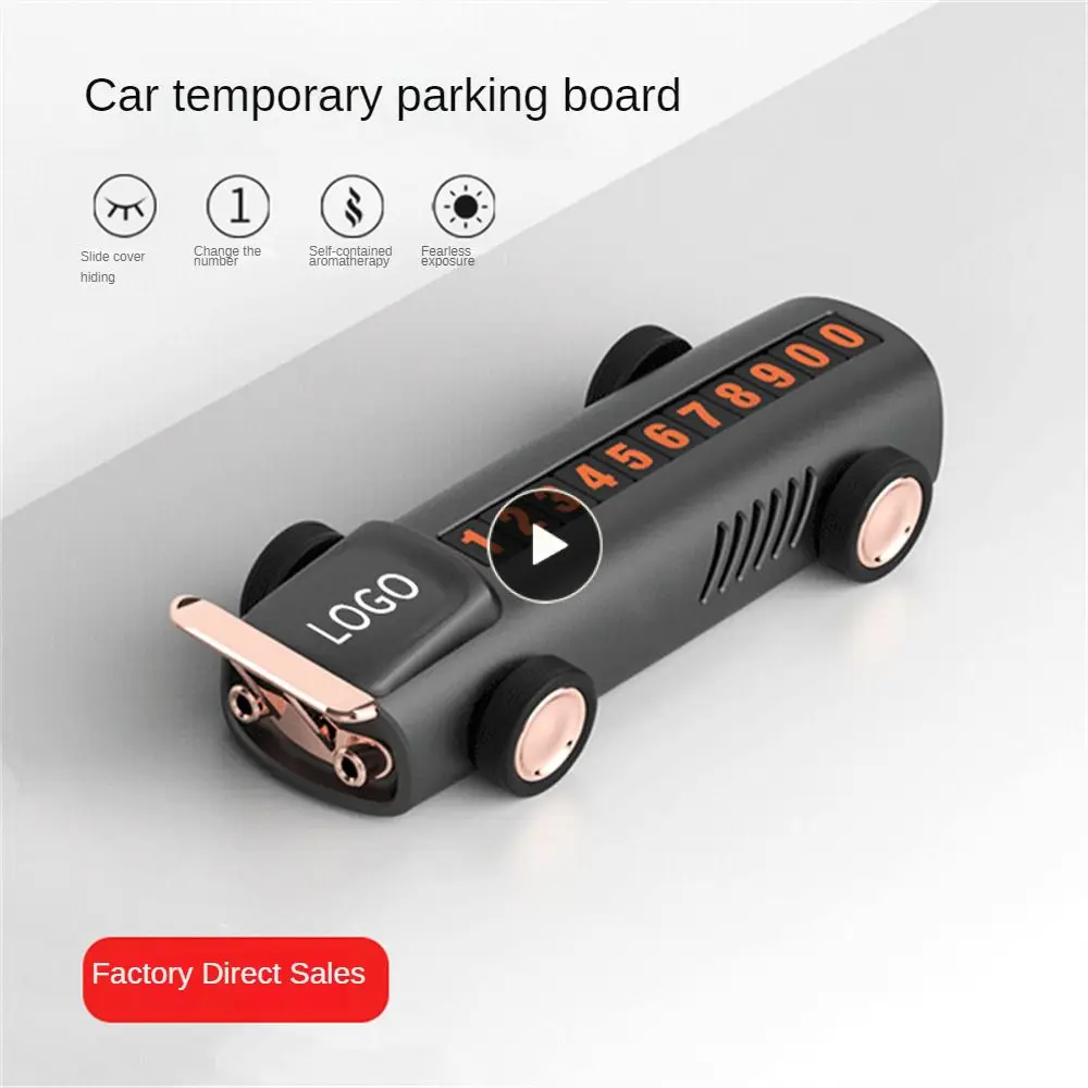 

Universal Mobile Phone Sign Creative Phone Number Card Car Temporary Parking Card Car Decorative Ornaments Durable