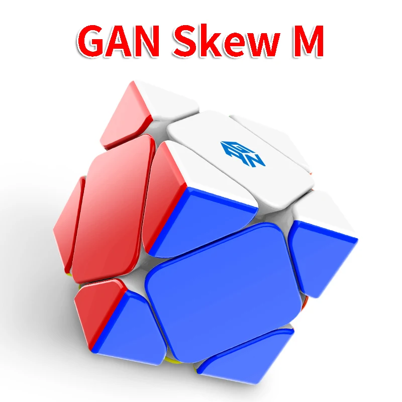 

GAN Skew M Магнитный магический скоростной куб без наклеек профессиональные игрушки-антистресс GAN SKEW Улучшенный волшебный куб-головоломка