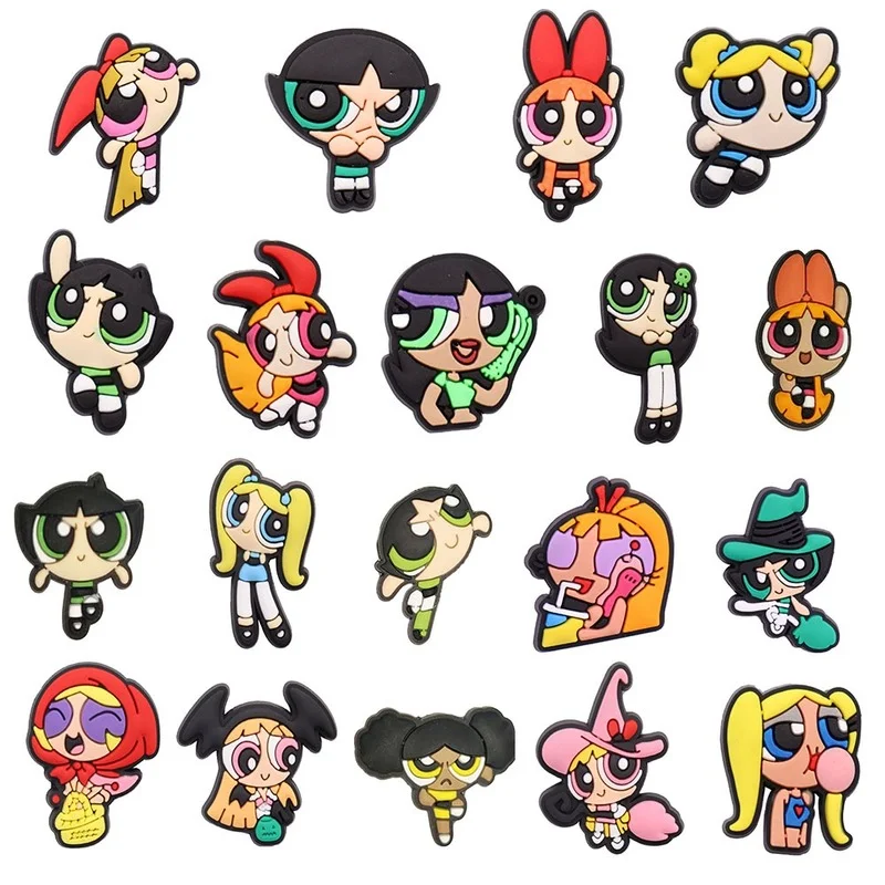 

Лидер продаж, 1 шт., Мультяшные аксессуары «сделай сам», украшение для обуви Croc Jibz, подарки для детей, подарки на Рождество, анимационные подв...